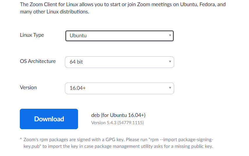 Zoom-download