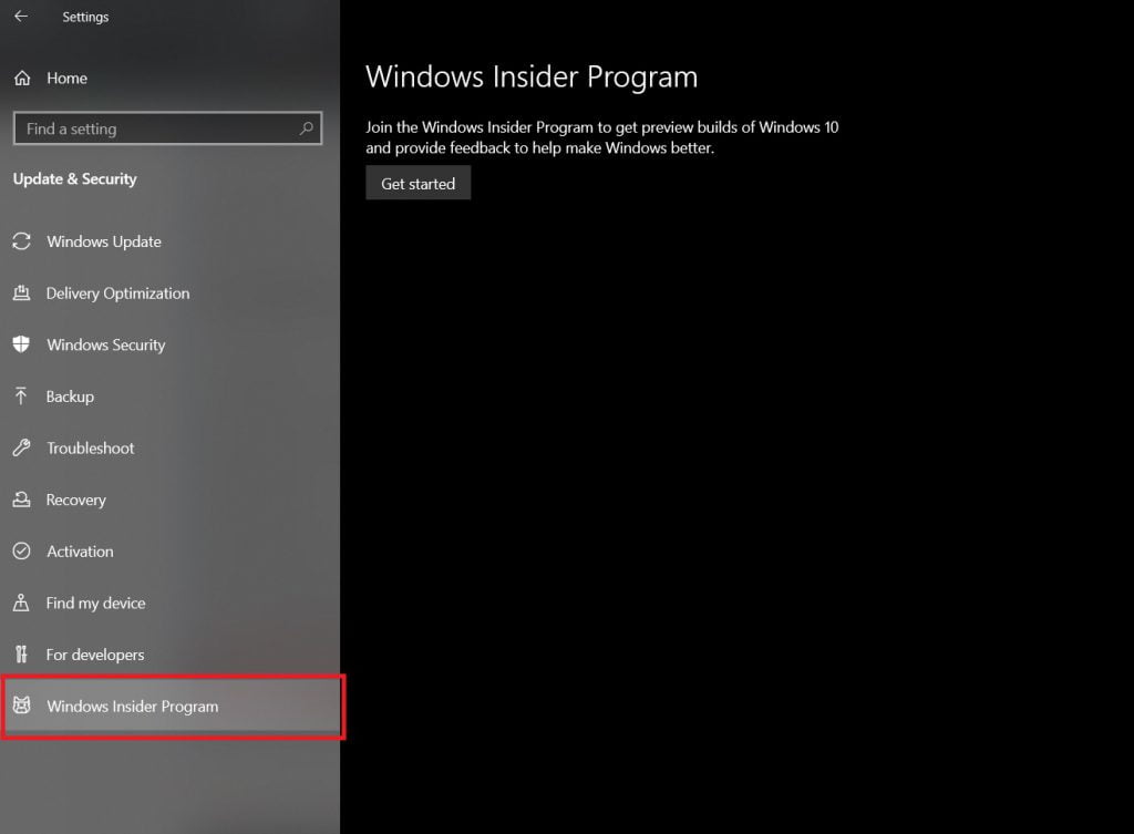 Windows-insider-program