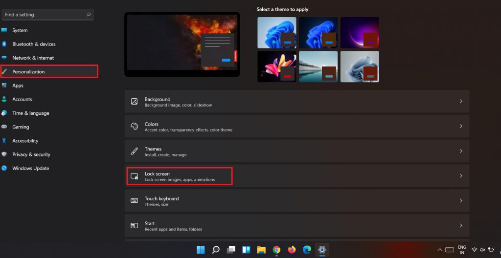 open-lockscreen-pane-How to turn off Lock Screen in Windows 11