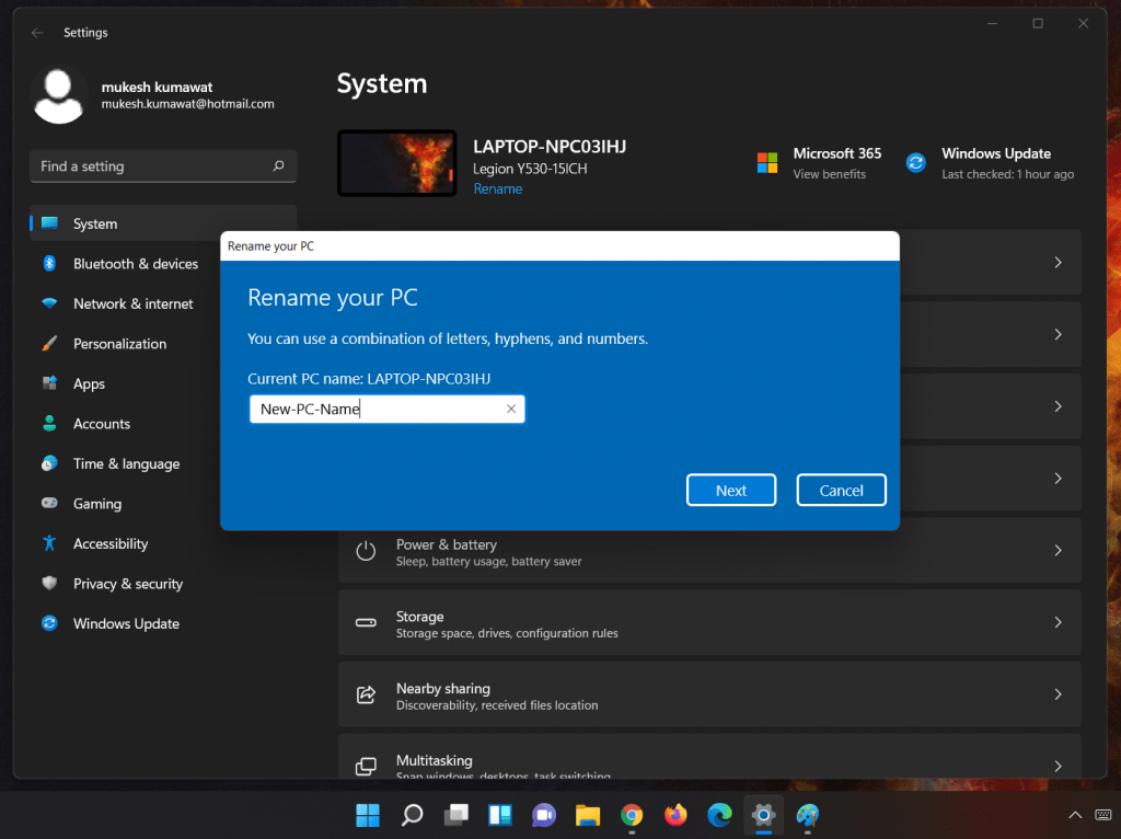 set-new-pcname