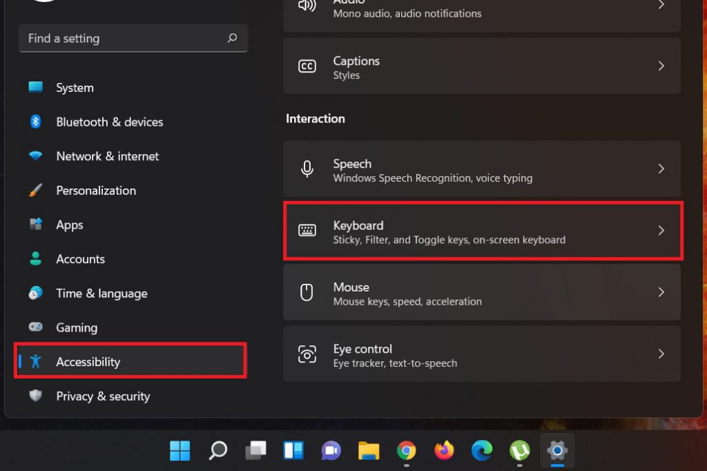 open-keyboard-setting