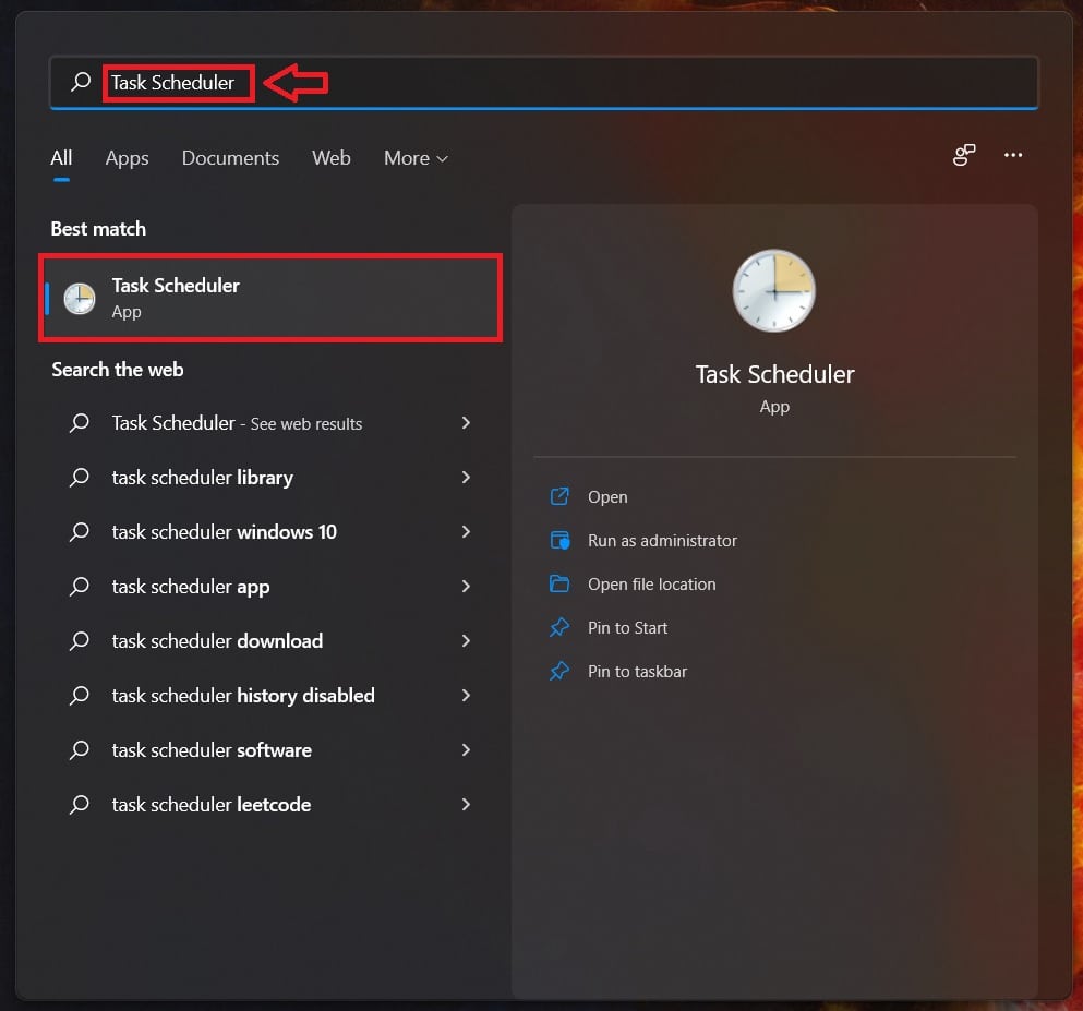 open-task-manager-How to Schedule Automatic Shutdown in Windows 11