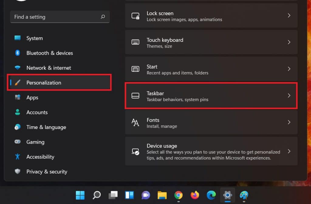 open-taskbar