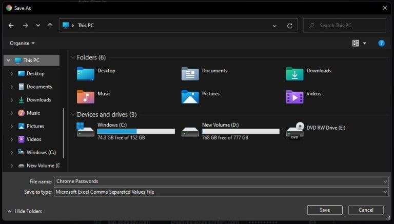 How to Export Saved Passwords in Google Chrome