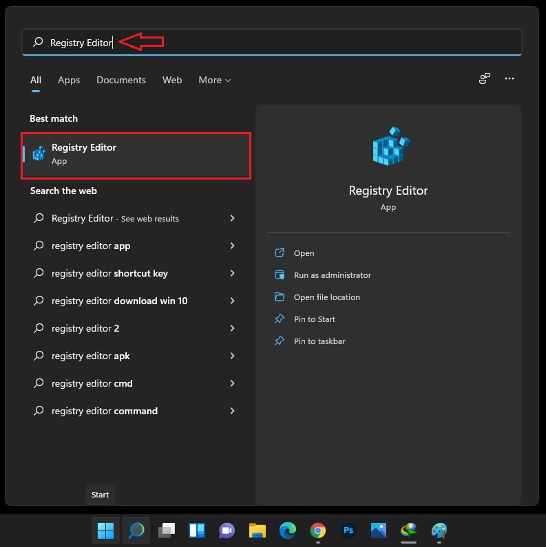 open-registry-editor