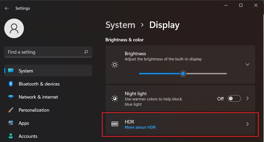 Select-HDR